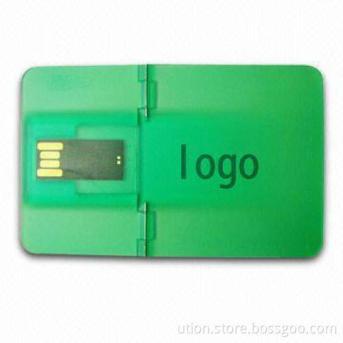 USB Disk 2.0 with 1 to 32GB Memory Capacity and Card Design, Free Logo, Free samples